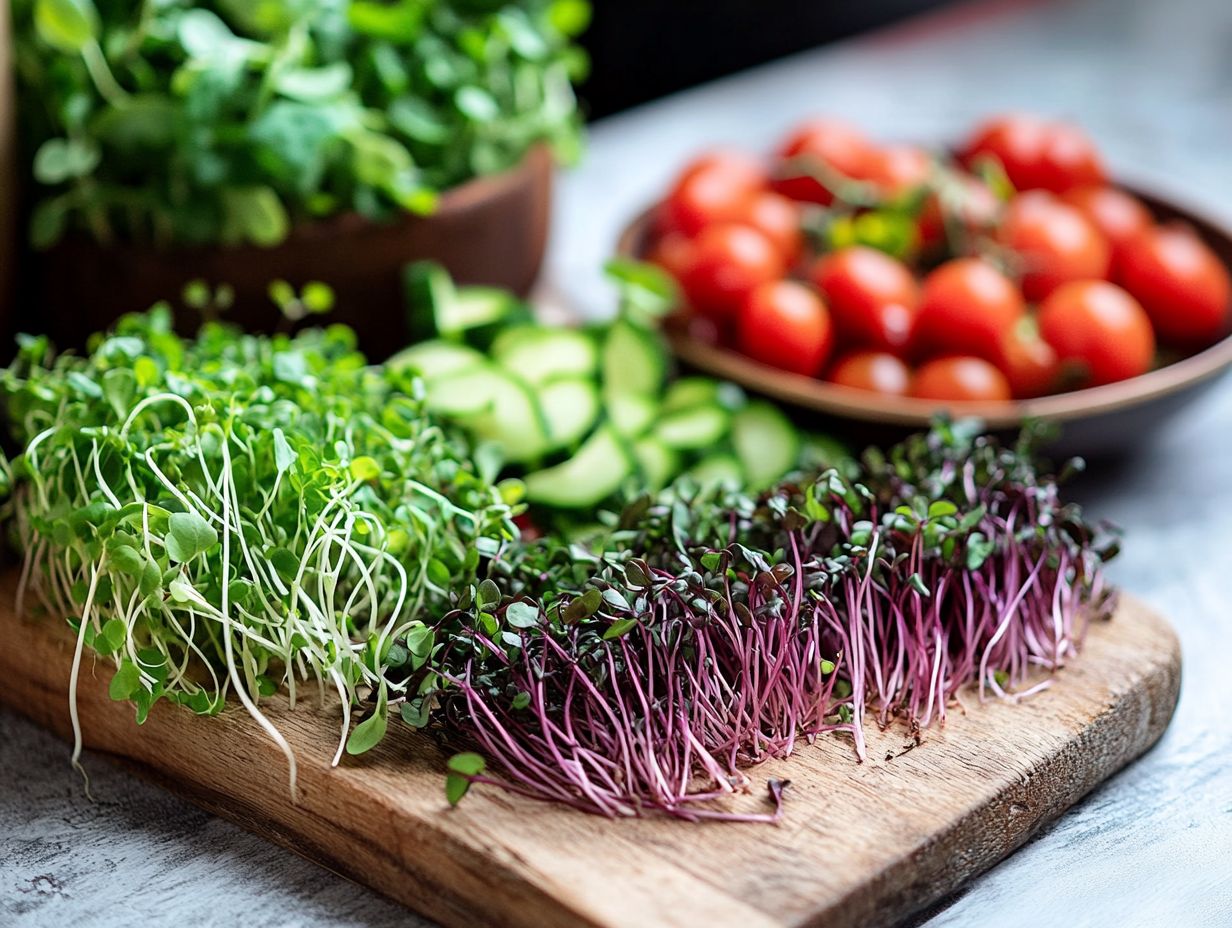 4. Microgreen and Feta Omelette