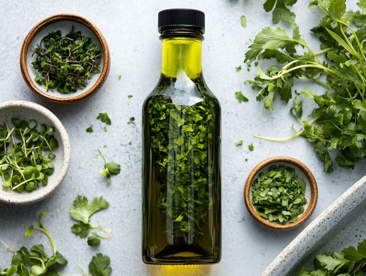 Explore the Versatile Culinary Uses of Microgreen-Infused Oils