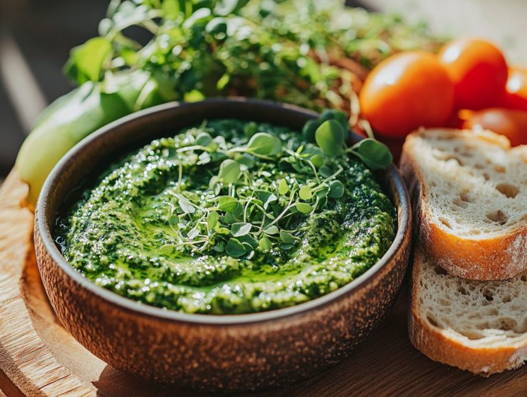 21. Microgreen Tapenade: A Unique Spread