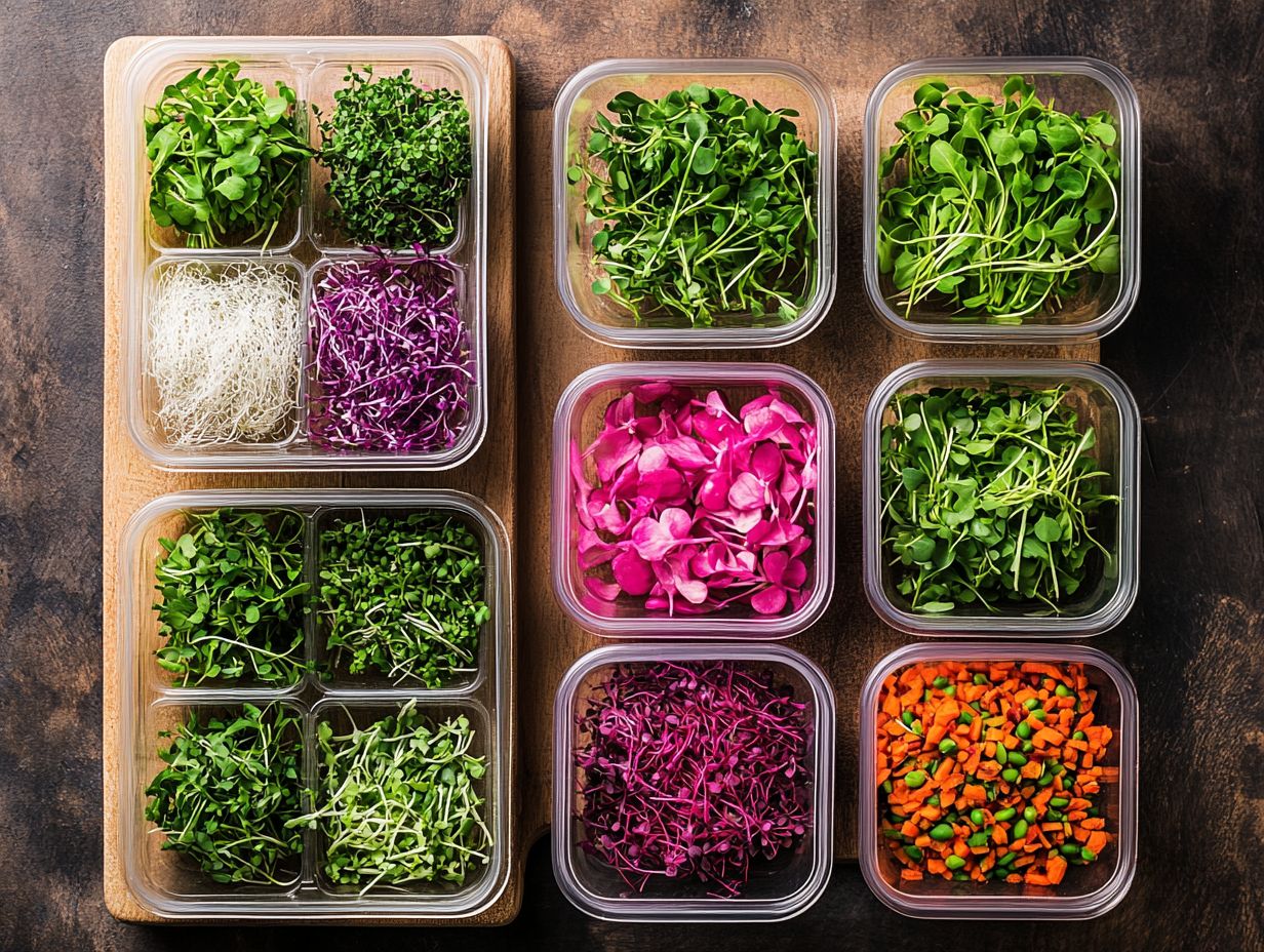 Incorporating Microgreens into Recipes