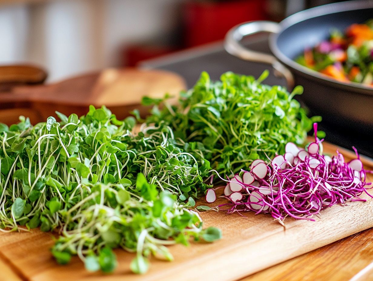 Top 5 Microgreens for Stir-Fry Dishes