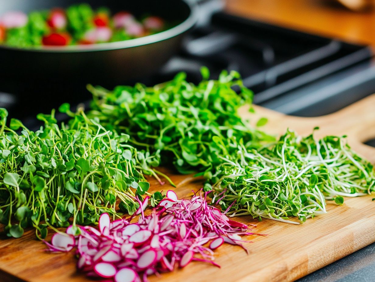 Safety and Precautions when Using Microgreens