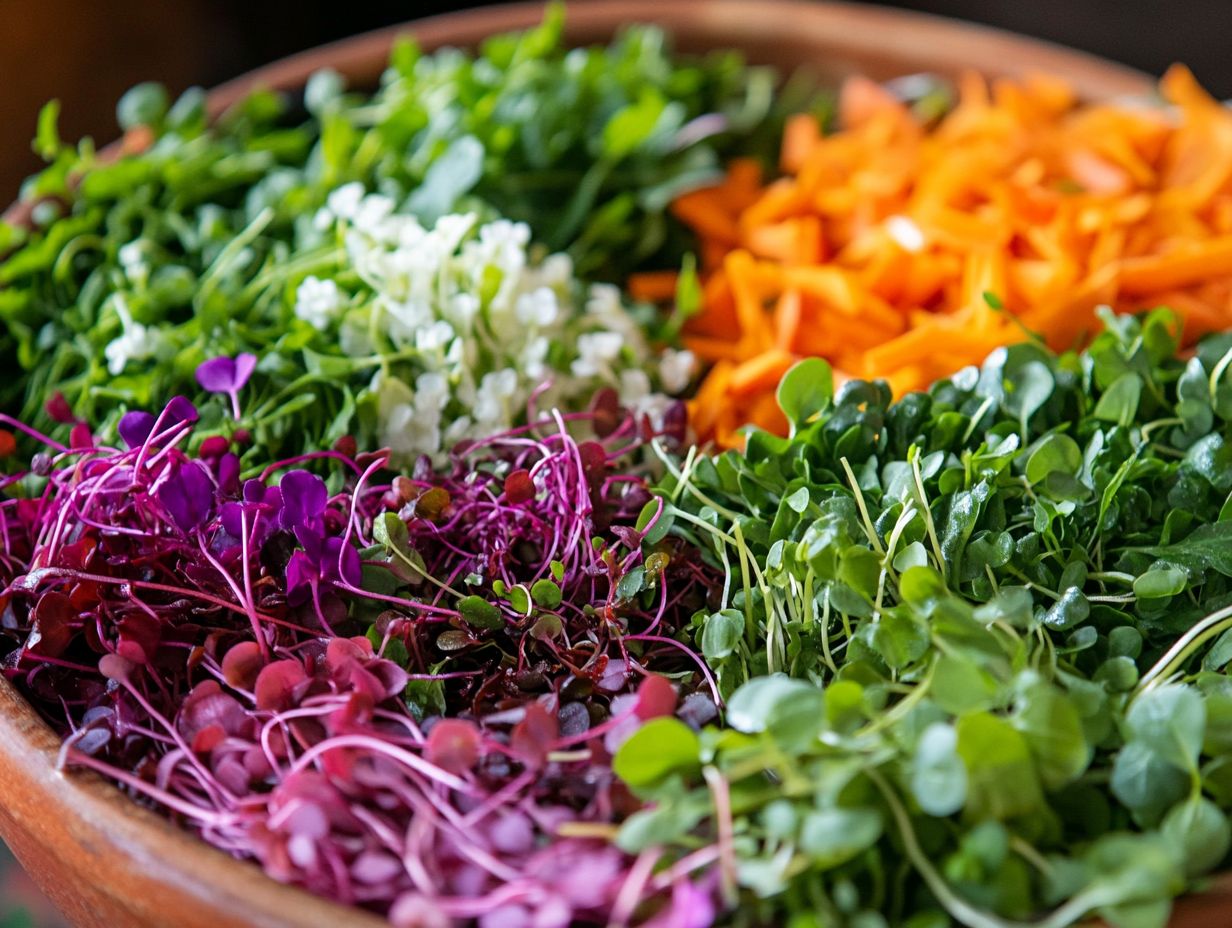 Microgreens are young vegetable greens known for intense flavor and nutrition.