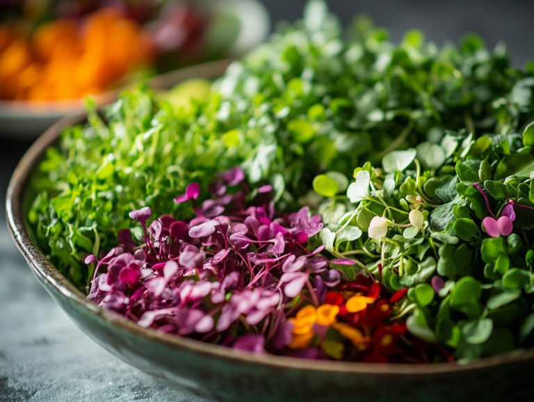 3. Top 10 Microgreen Salad Combinations