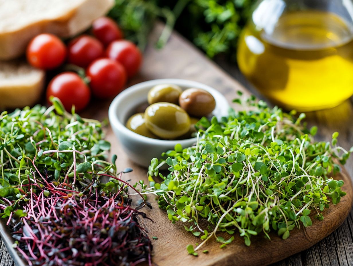 How to Incorporate Microgreens into Mediterranean Dishes