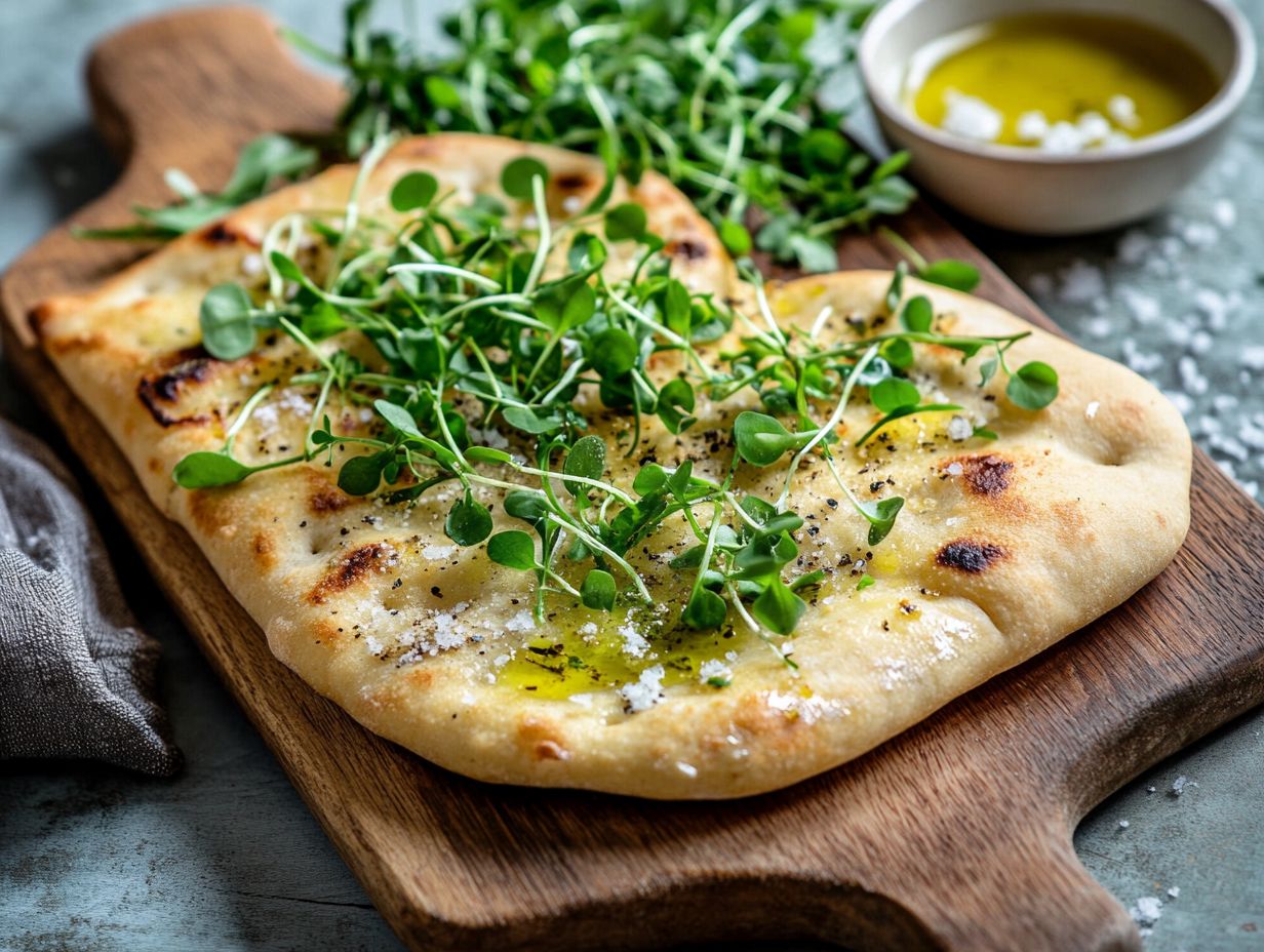 2. Where can I find microgreens for my flatbread?