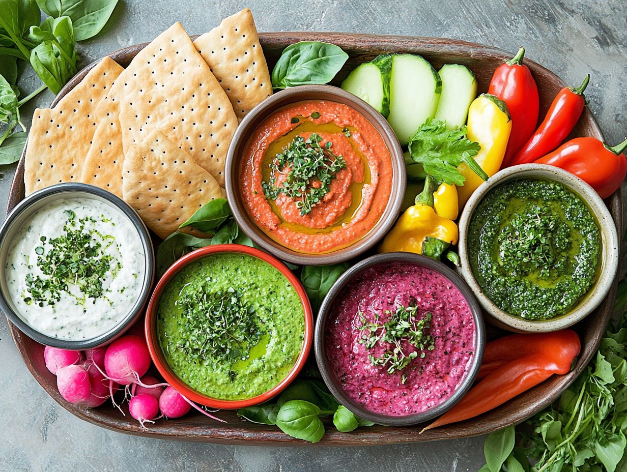 Colorful microgreen salad garnished with vibrant greens