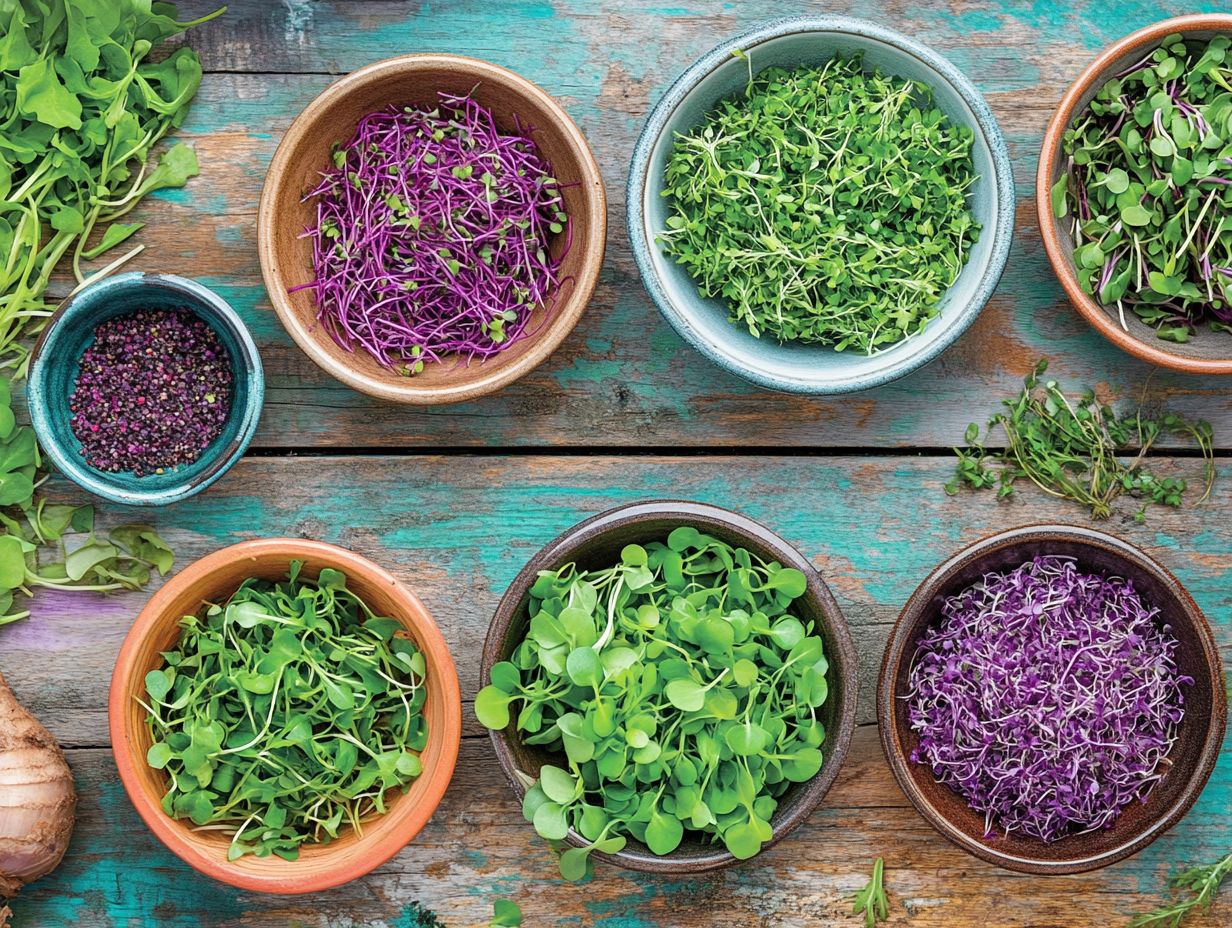 An overview of frequently asked questions about microgreens