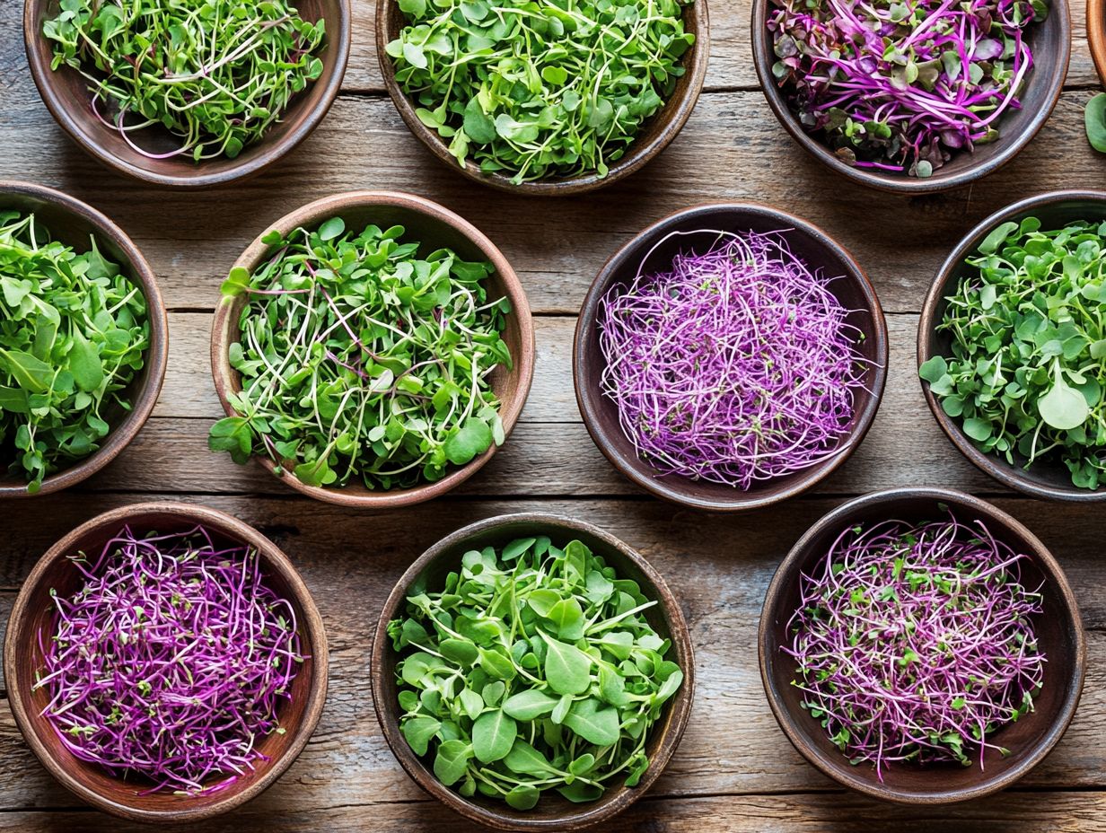 Innovative Recipes Featuring Microgreens