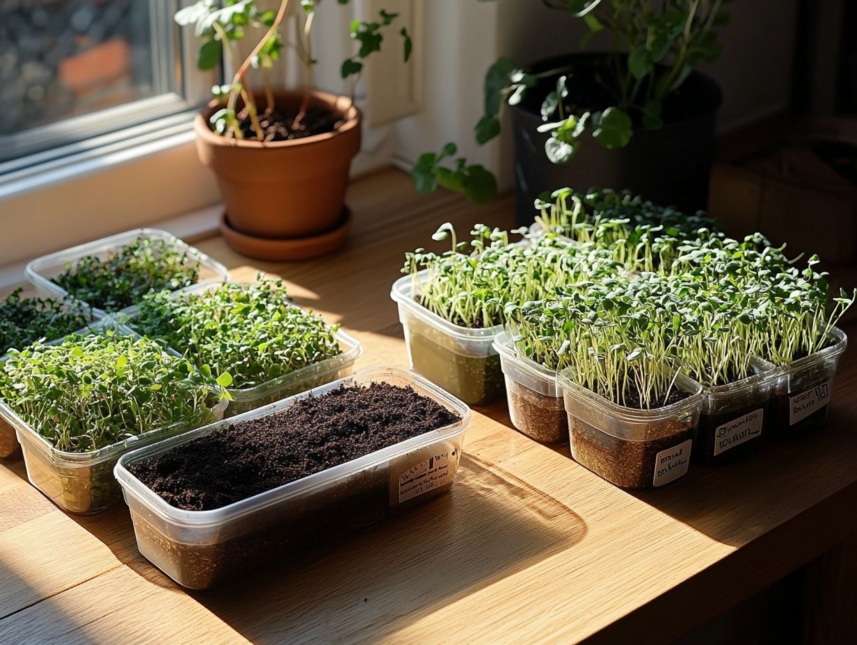 A variety of manure compost showcasing rich, organic material for optimal microgreen growth