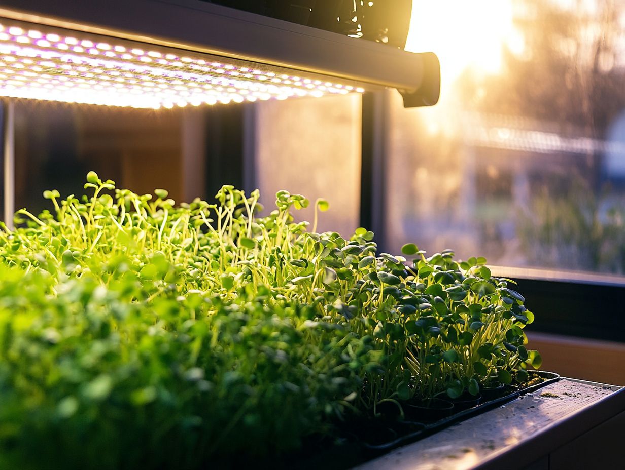 Step-by-Step Guide to Creating a DIY LED Light Setup for Microgreens