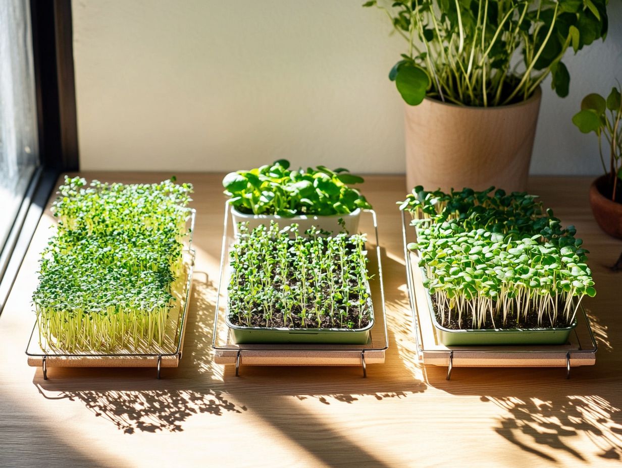 Drying Racks for Microgreens