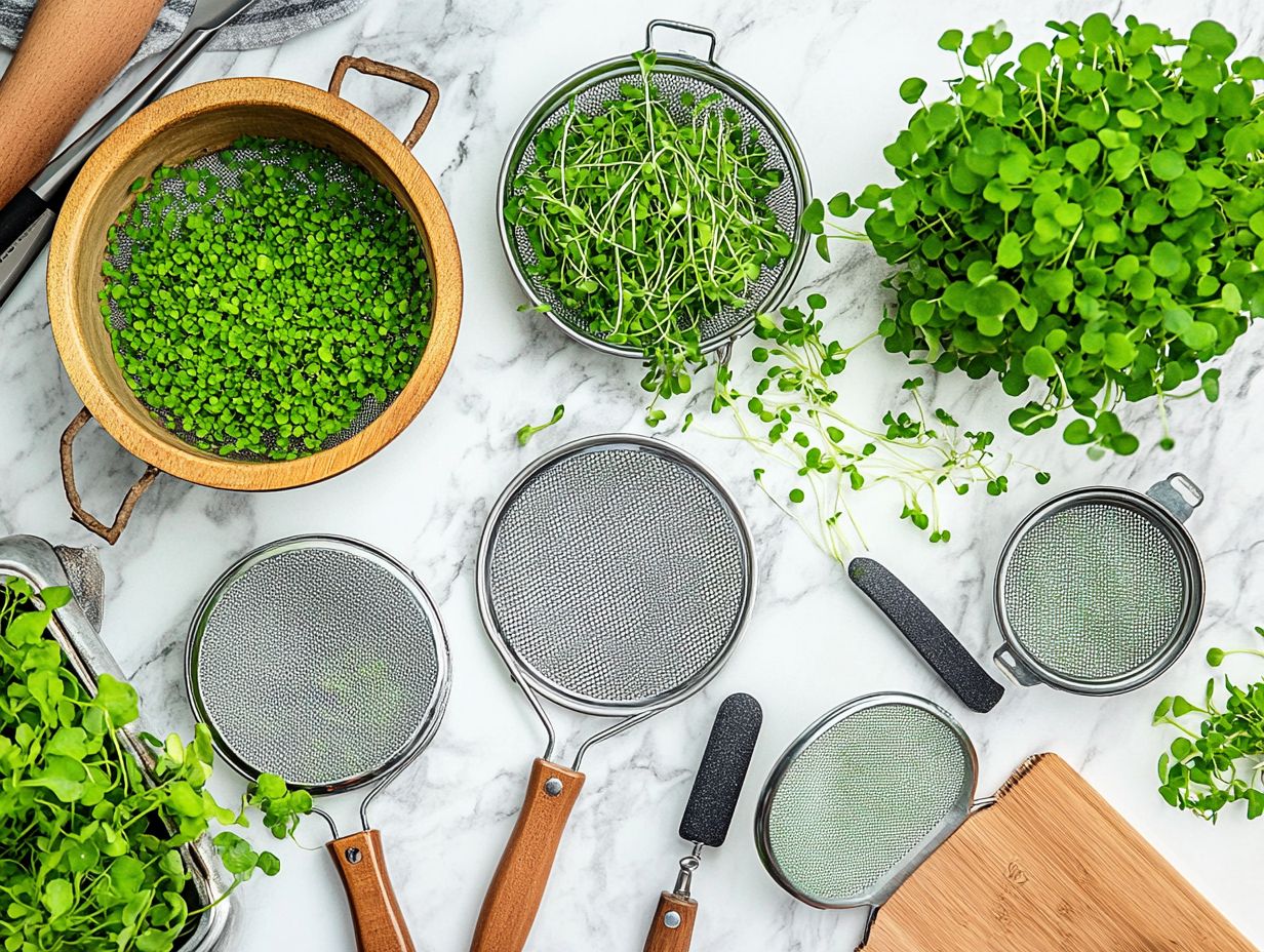 Frequently Asked Questions about Microgreen Strainers