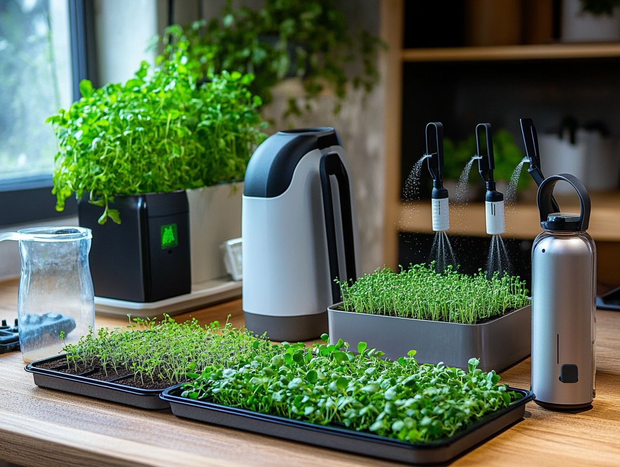 Mist Sprayers for Microgreens: A Key Tool for Humidity Control