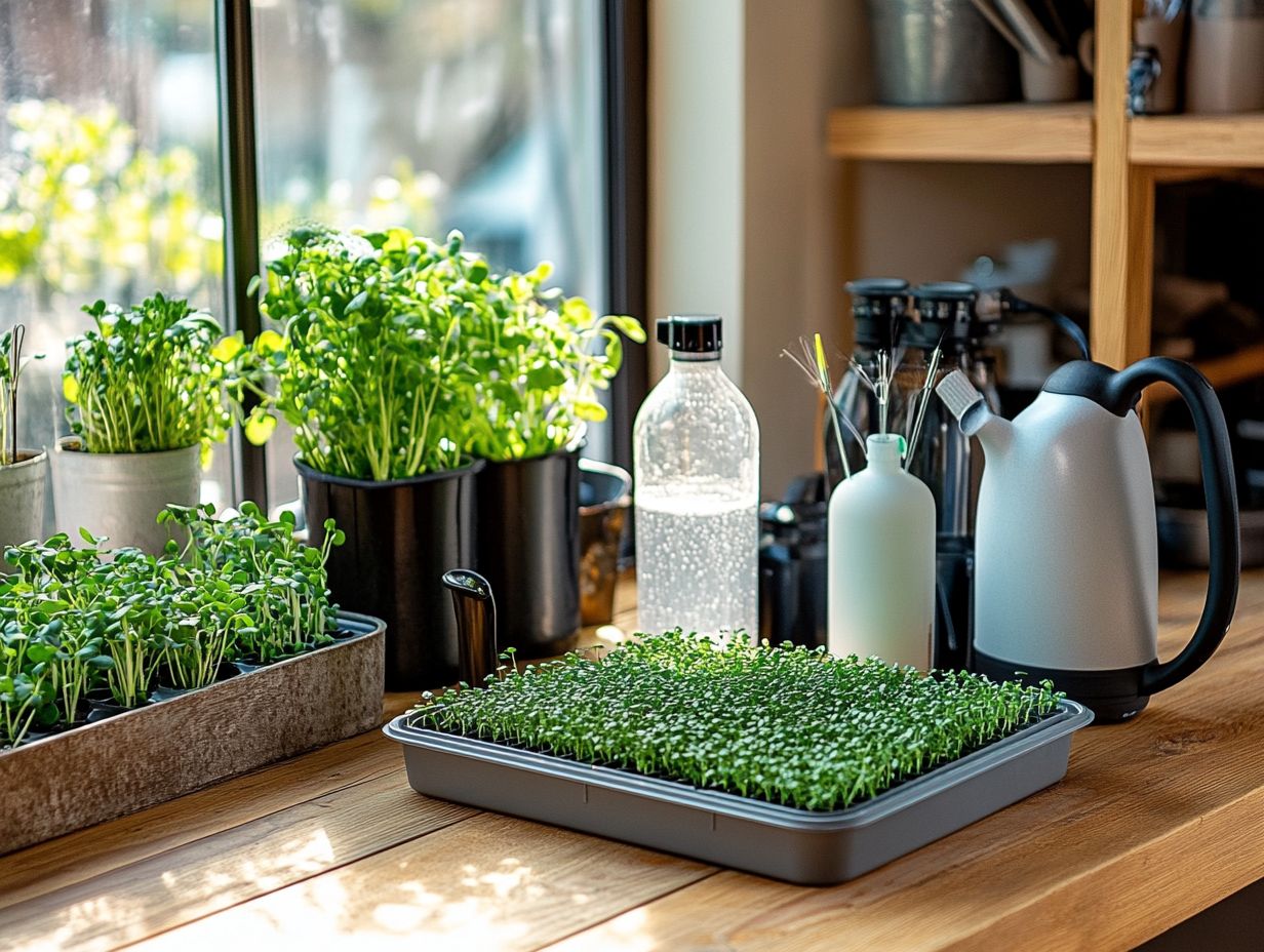 Benefits of Microgreen Watering Devices for Consistent Growth