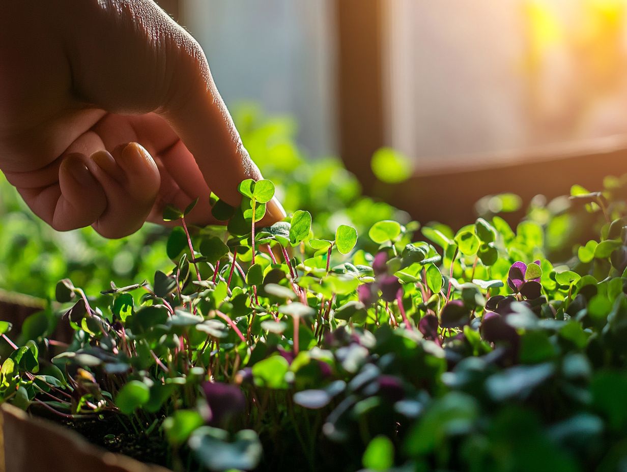 Illustration of Frequently Asked Questions about Microgreens