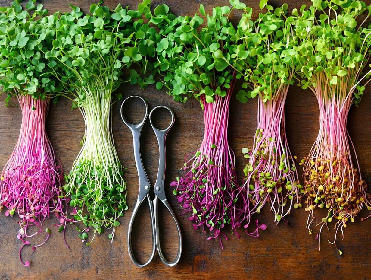 What Are the Different Types of Scissors Available for Harvesting Microgreens?