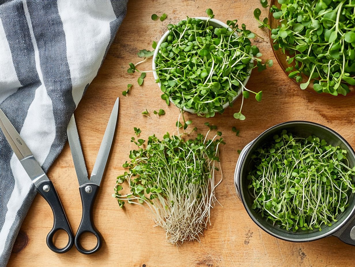 4. Microgreen Harvesting Shears