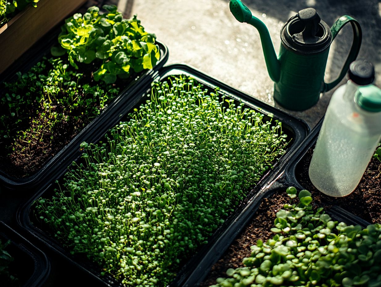 4. Hand Watering with a Spray Bottle