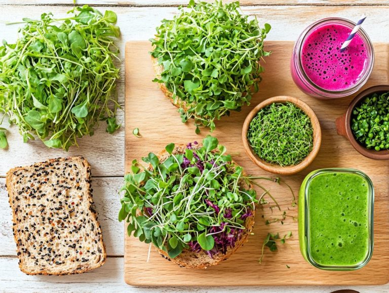 5 Creative Uses for Harvested Microgreens