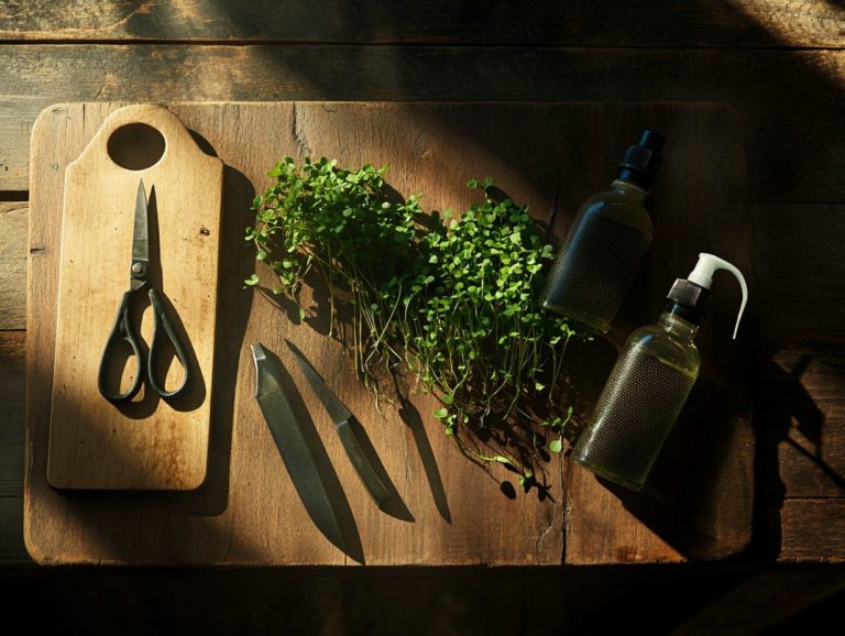 5 Essential Microgreen Harvesting Tools