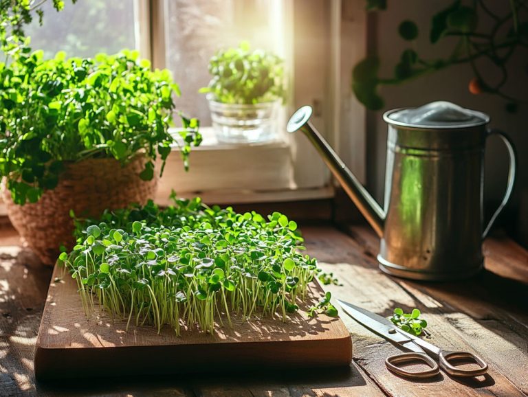 5 Essential Tips for Harvesting and Storing Microgreens