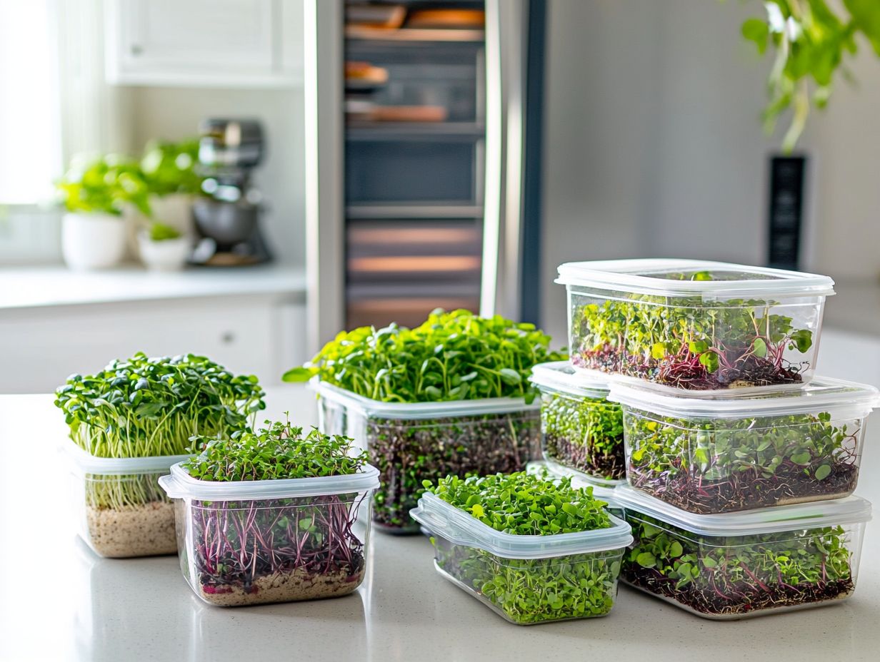 How Can Proper Microgreen Storage Help with Business Success?