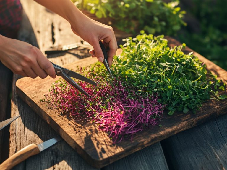 5 Microgreen Harvesting Techniques to Try