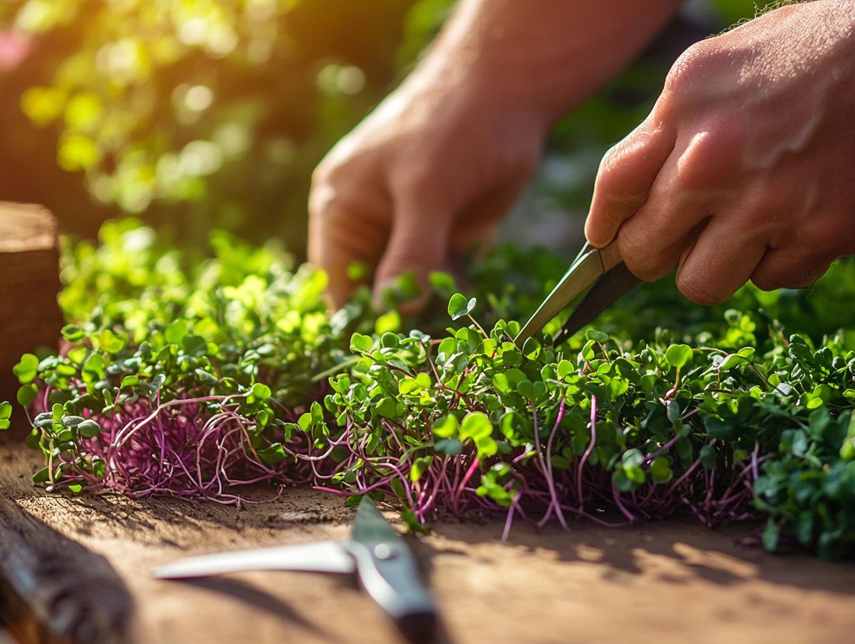 Illustration of Microgreens FAQ