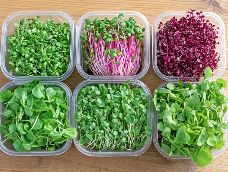 5 Microgreen Varieties and Their Storage Needs