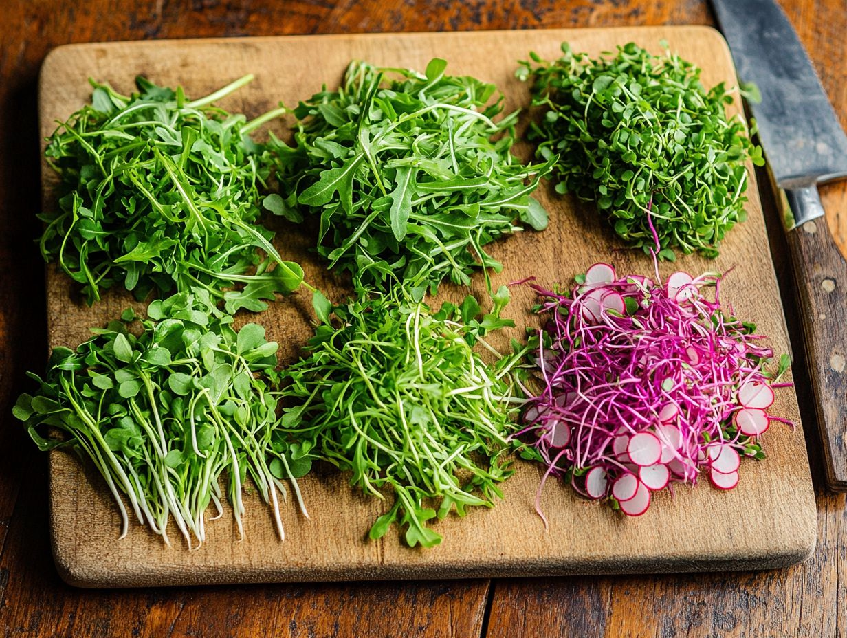 4. Radish Microgreens