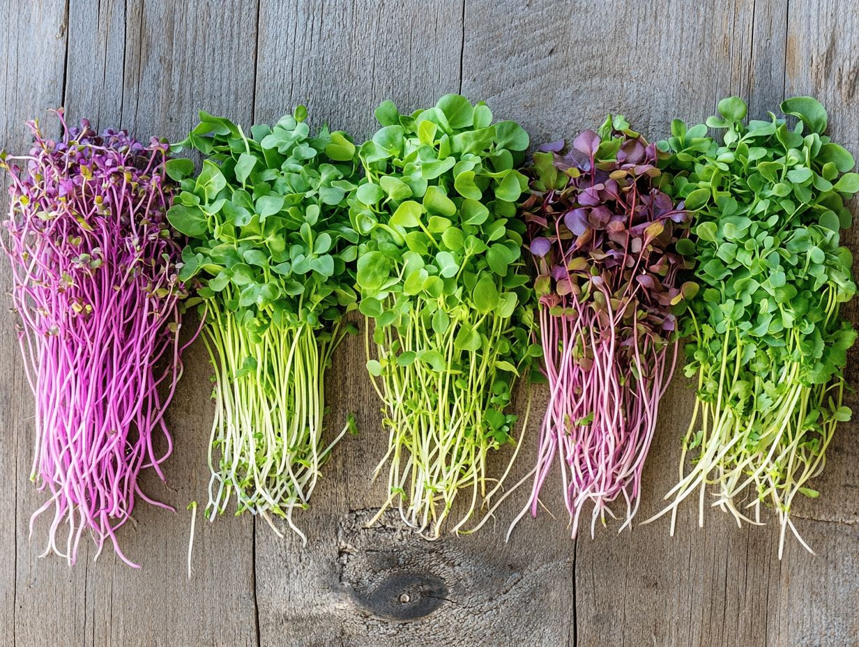 4. Beet Microgreens