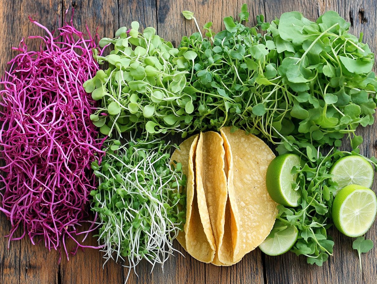 How Can Microgreens Enhance the Flavor of Tacos?