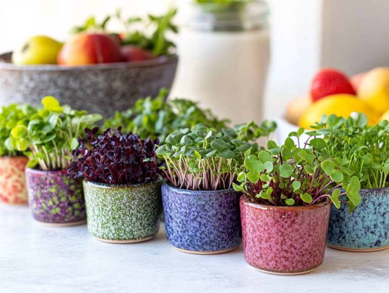 5 Microgreen Varieties to Enhance Your Smoothies