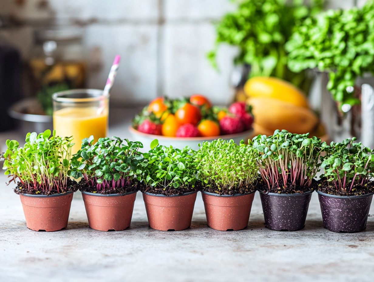 Vibrant sunflower microgreens ready to add crunch and flavor to your meals!