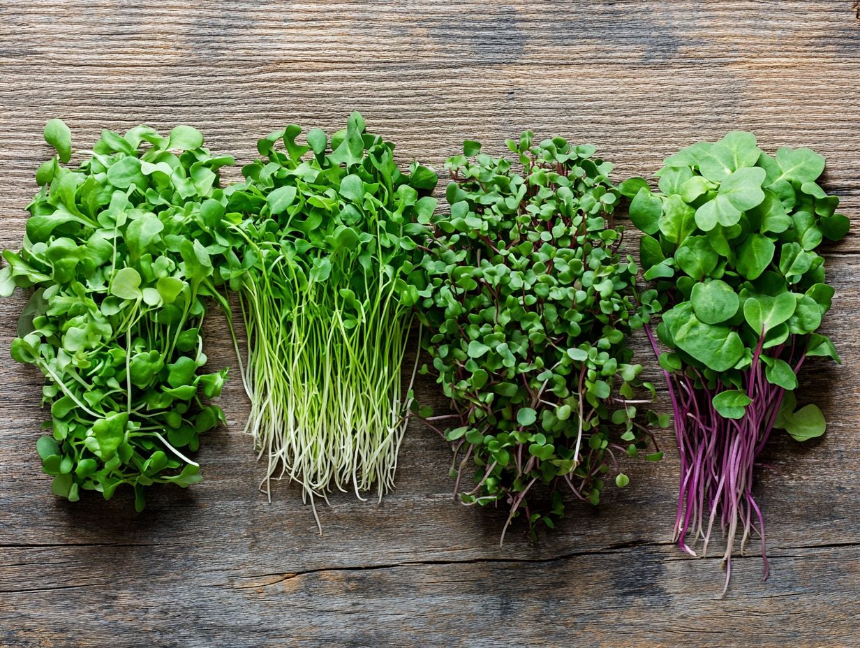 4. Cabbage Microgreens