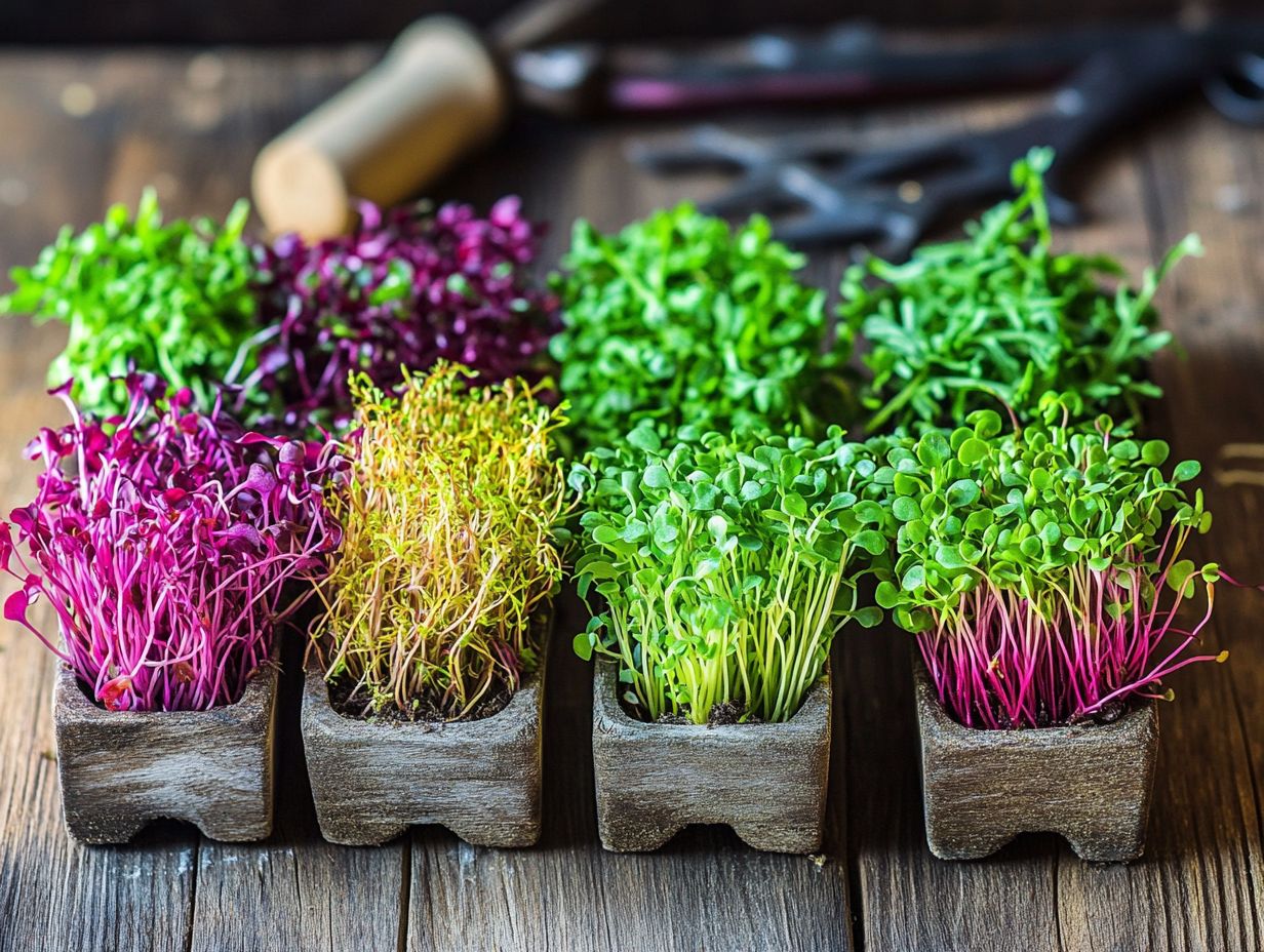 4. Broccoli Microgreens