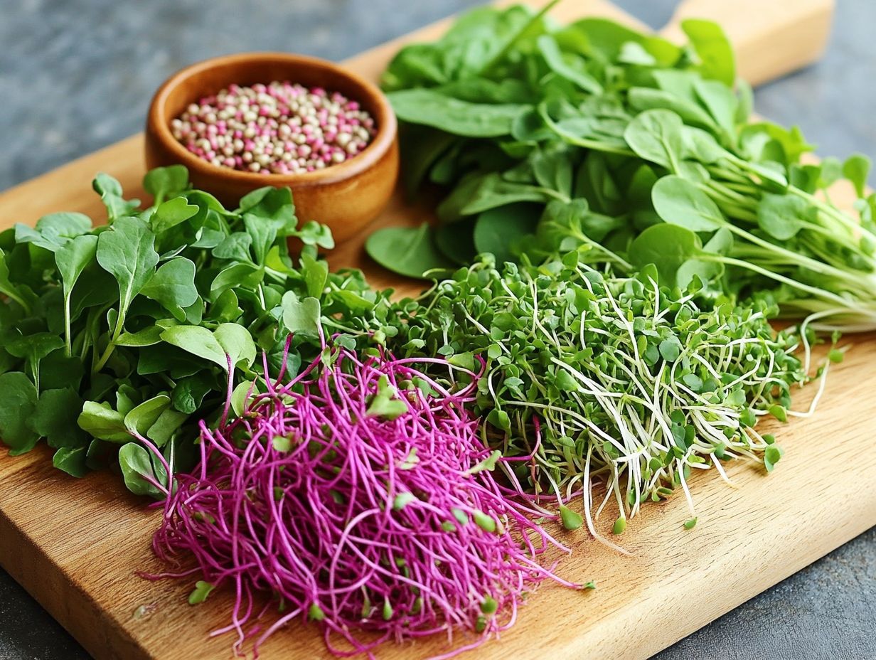 4. Pea Microgreens