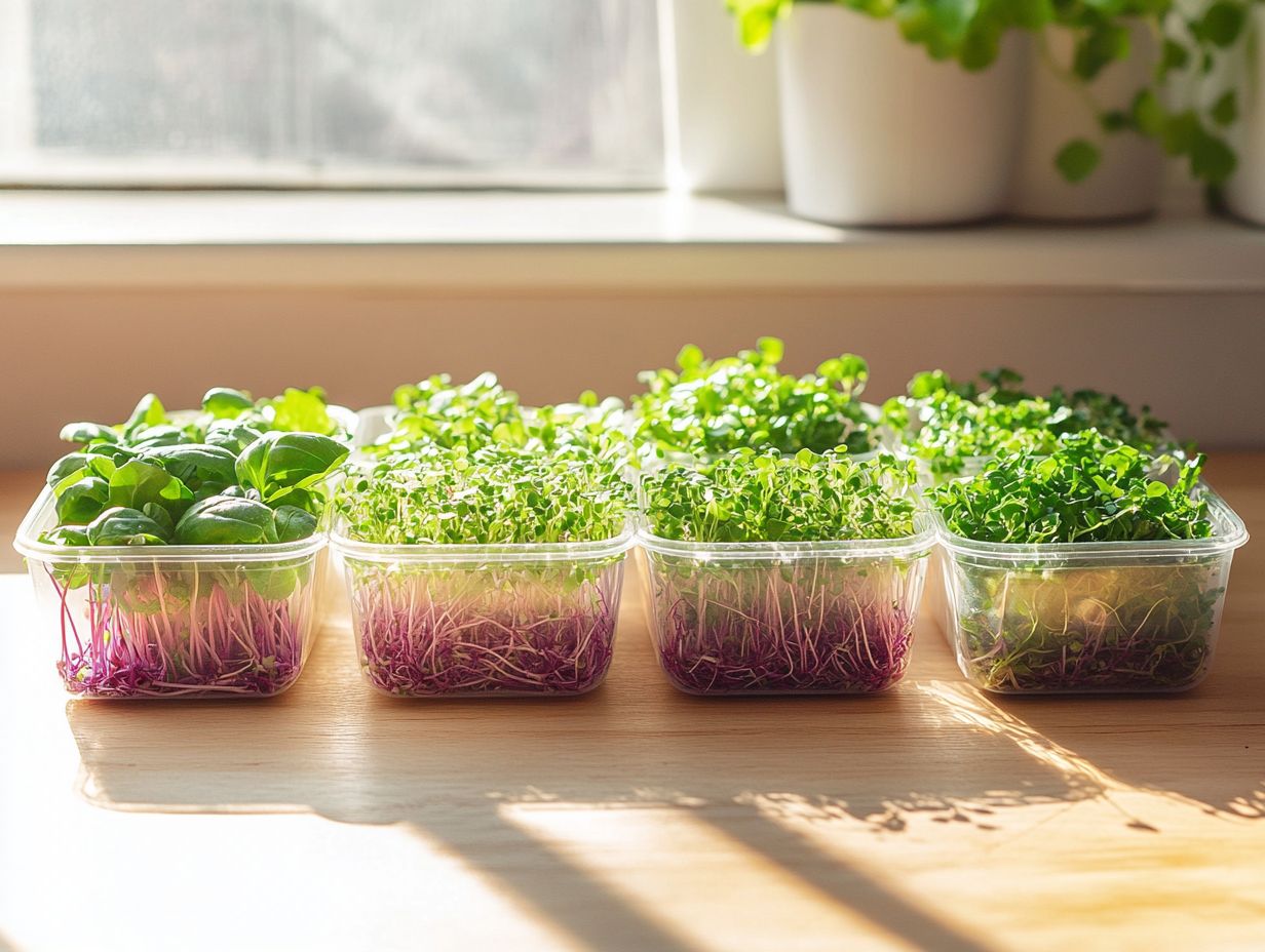 Delicious and Nutrient-Packed Kale Microgreens