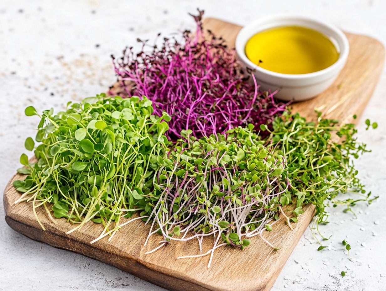 Fresh Red Cabbage Microgreens for Better Health