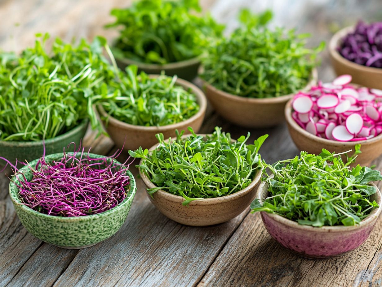 6. Cilantro Microgreens