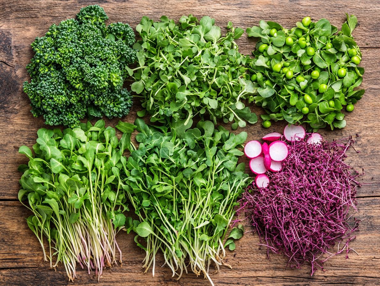 Fresh cilantro microgreens displayed in a bowl