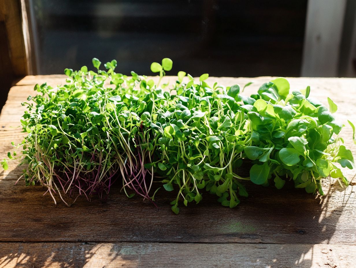 Precautions for Safe Consumption of Microgreens