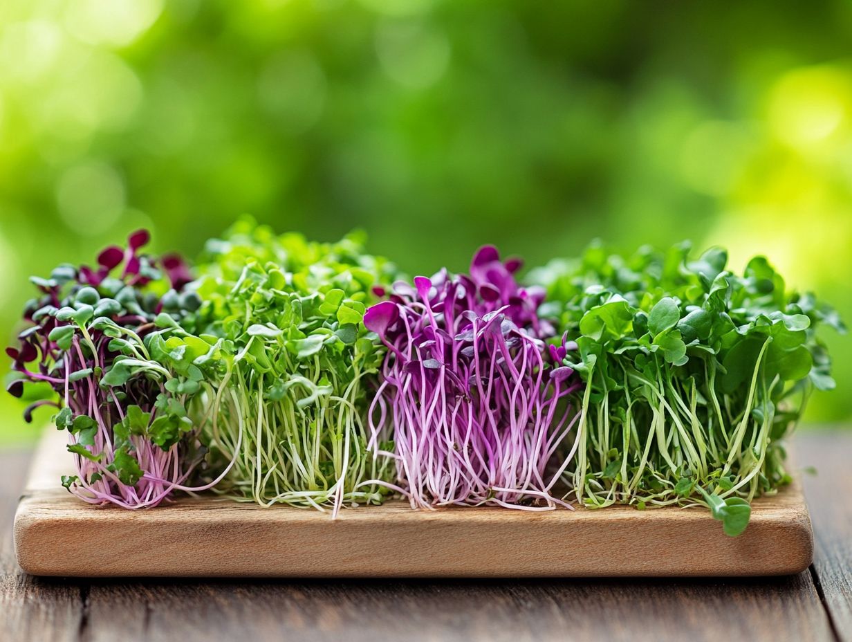 4. Mustard Microgreens