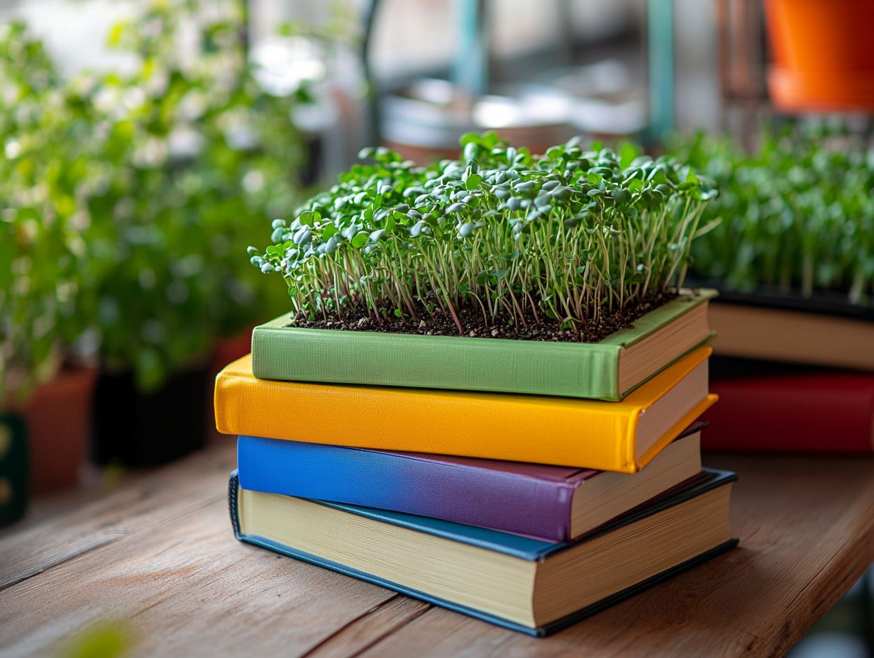 What Are the Different Types of Microgreen Equipment and Gardening Resources?