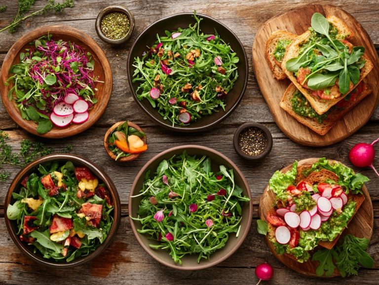 5 Must-Try Recipes Featuring Microgreens