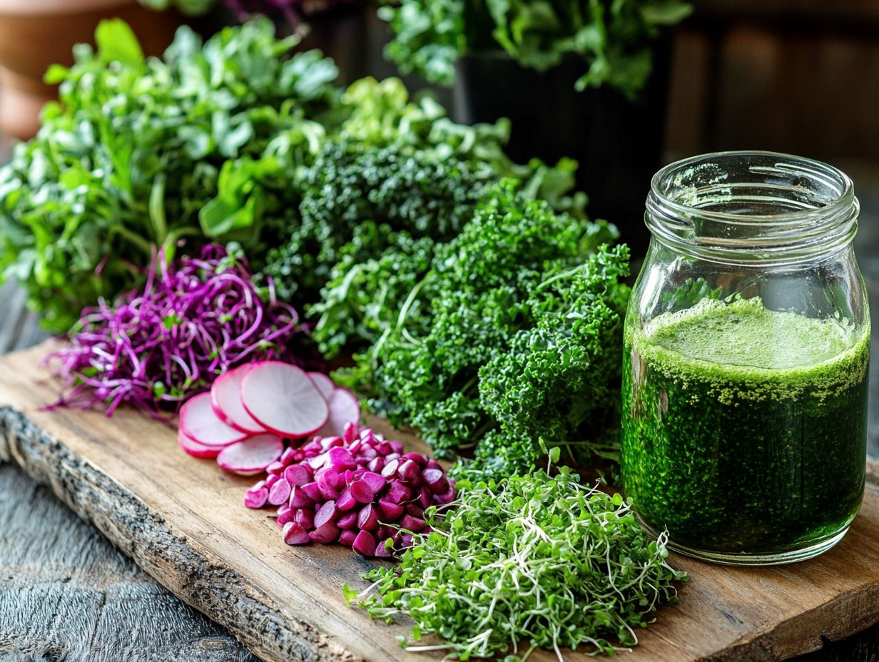 10. Mustard Microgreens