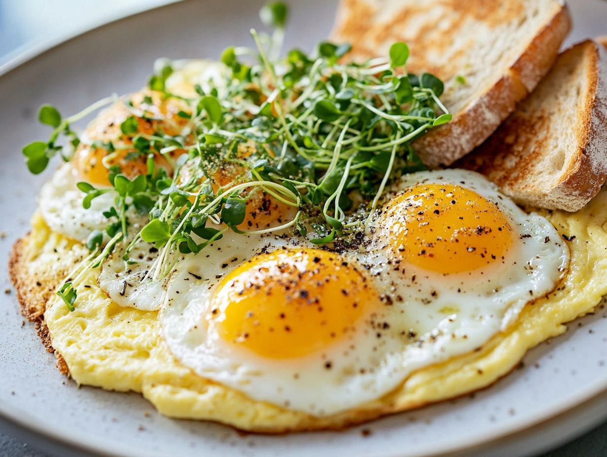 Egg Salad with Microgreens