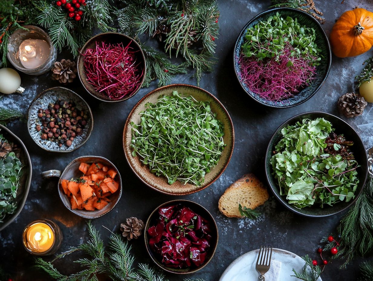 Microgreens: A Delicious Addition to Holiday Meals