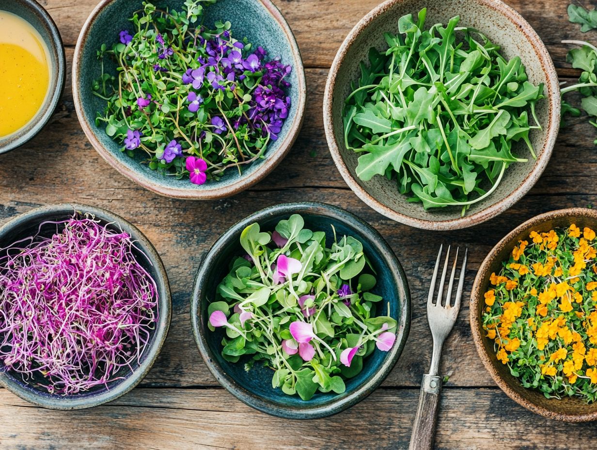 Nutty Broccoli Microgreens